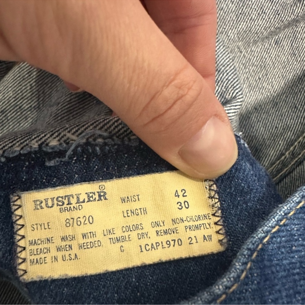 Rustler Deep Blue Relaxed Jeans - Picture 4 of 4